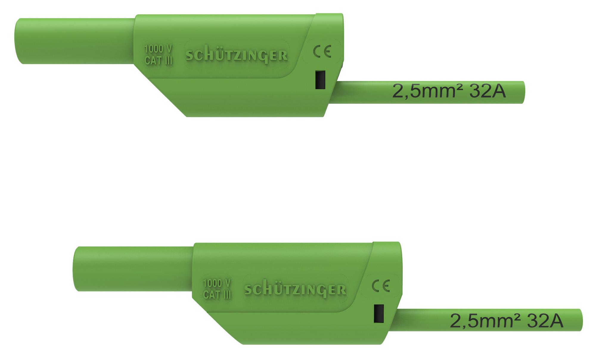 SCHUTZINGER DI VSFK 8700 / 2.5 / 100 / GN Cables De Conexión Para Prueba