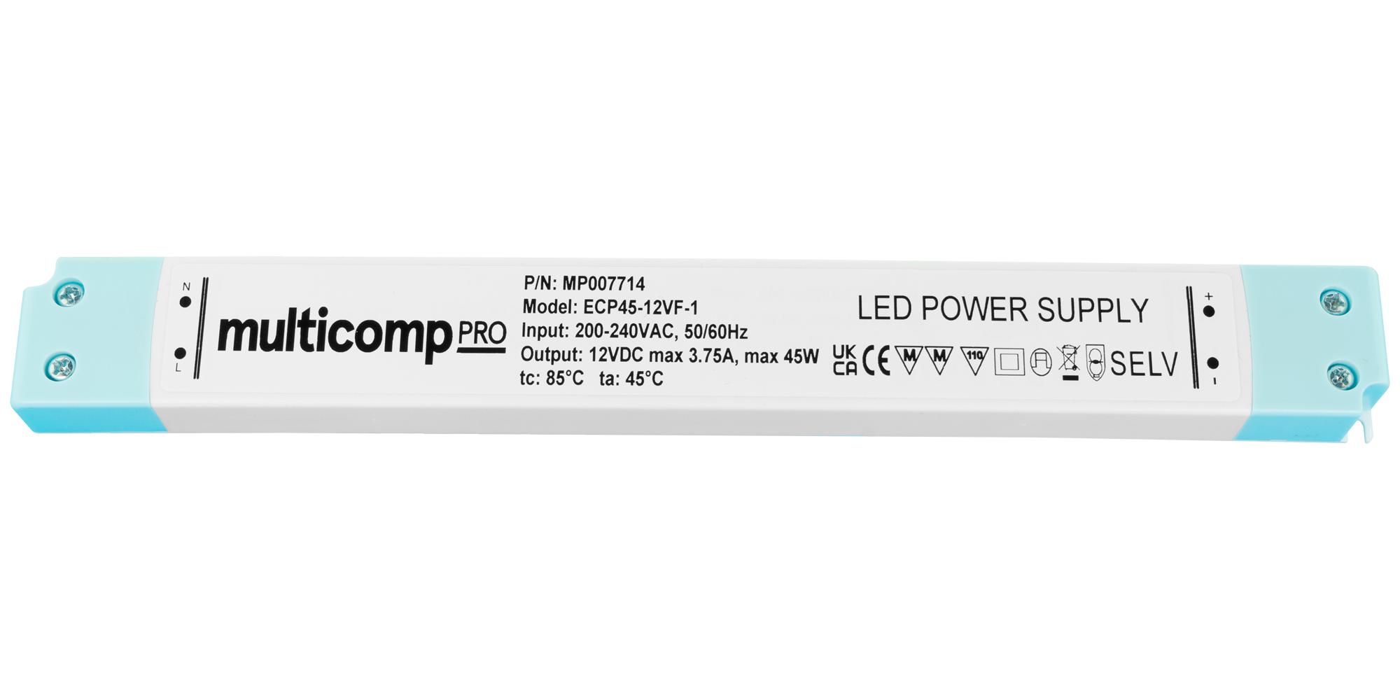 MULTICOMP PRO MP007714 Fuentes De Alimentación Para LED AC / DC