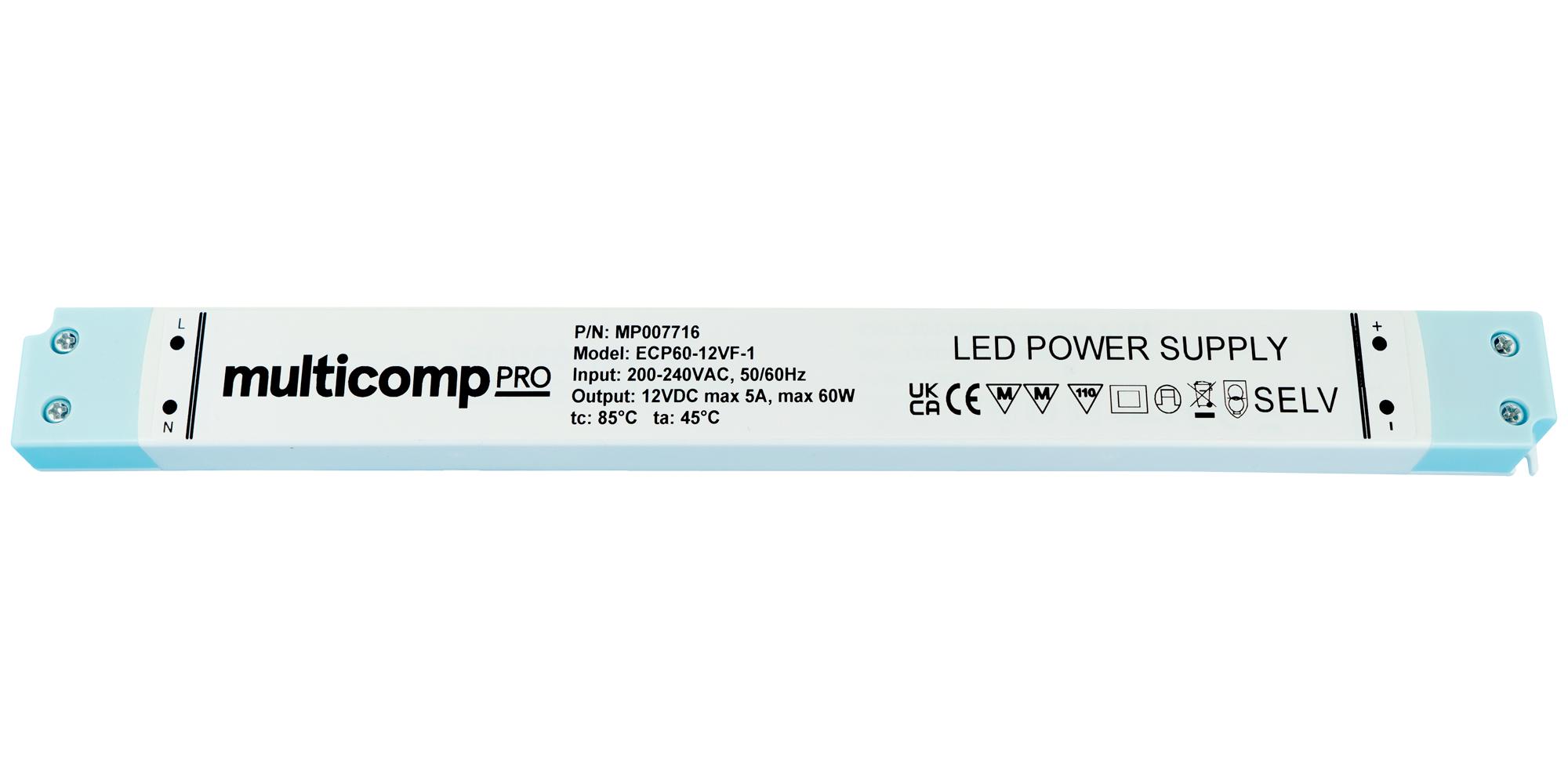 MULTICOMP PRO MP007717 Fuentes De Alimentación Para LED AC / DC