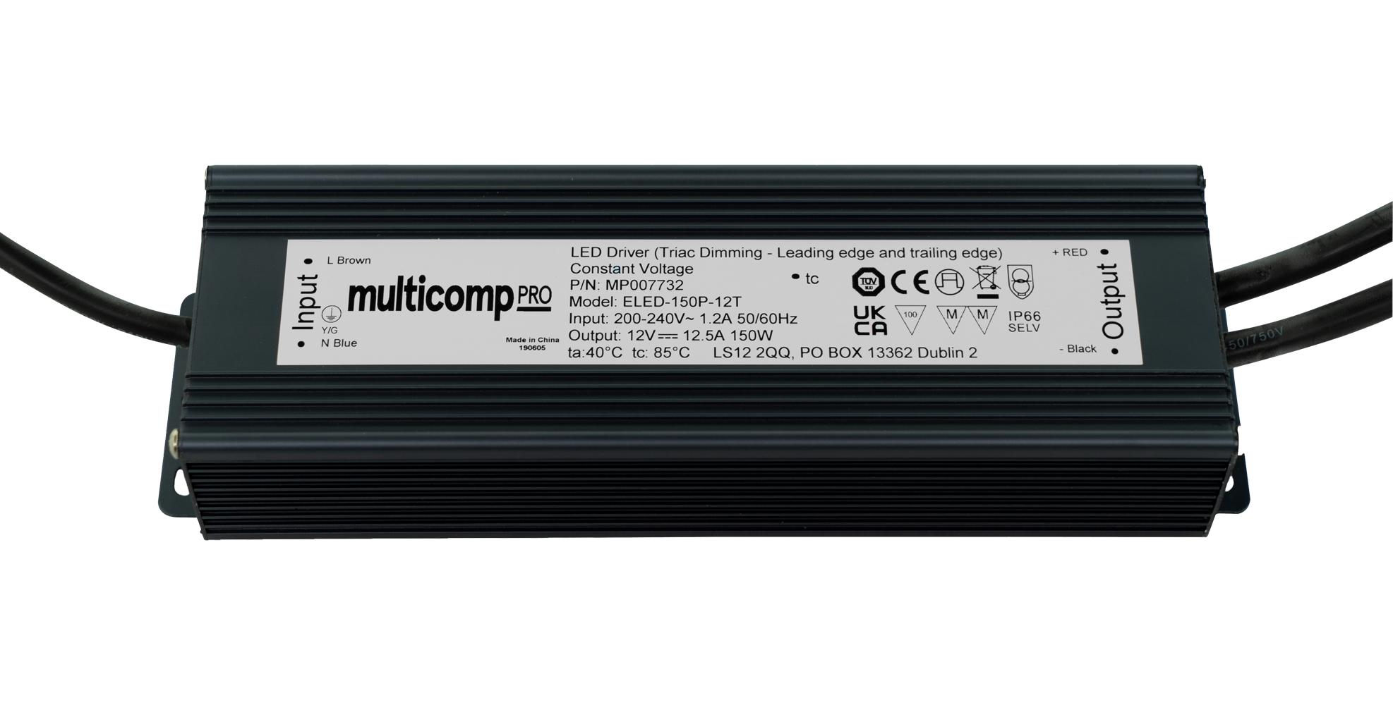 MULTICOMP PRO MP007733 Fuentes De Alimentación Para LED AC / DC