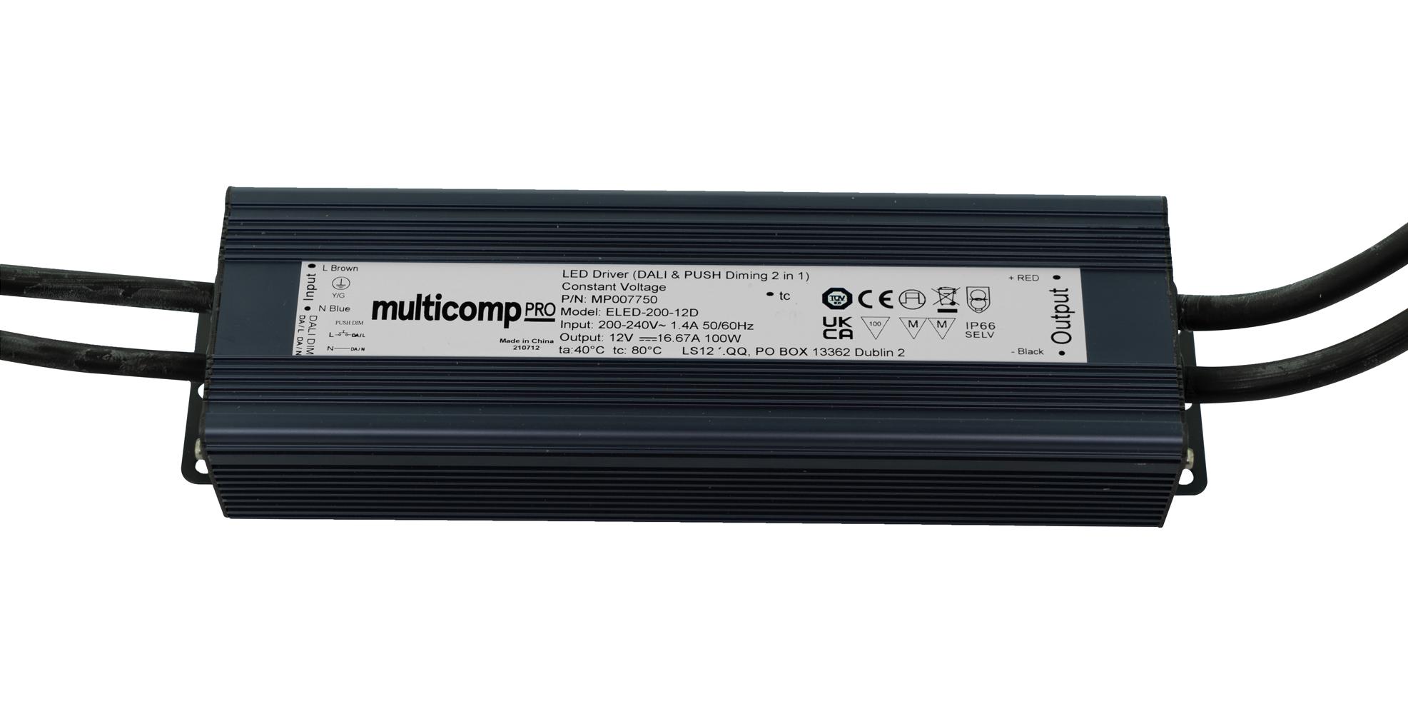 MULTICOMP PRO MP007751 Fuentes De Alimentación Para LED AC / DC