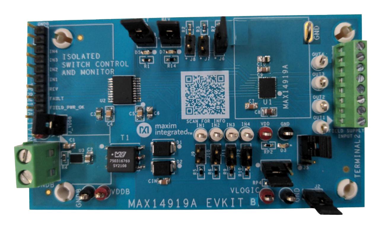 ANALOG DEVICES MAX14919AEVKIT# Kits De Desarrollo Para Gestión De Alimentación - Interruptor De Carga