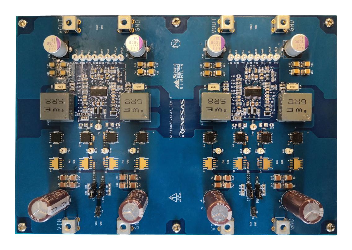 RENESAS ISL81802EVAL3Z Kits De Desarrollo Para Gestión De Alimentación - Controlador PWM