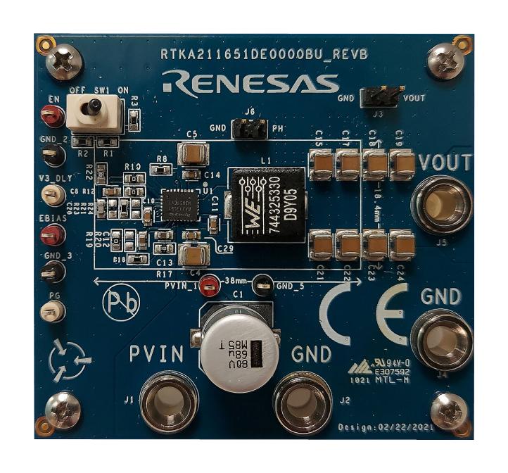 RENESAS RTKA211651DE0000BU Kits De Desarrollo Para Gestión De Alimentación - DC / DC