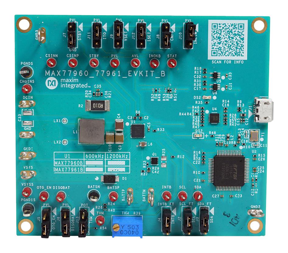 ANALOG DEVICES MAX77960BEVKIT12# Kits De Desarrollo Para Gestión De Baterías