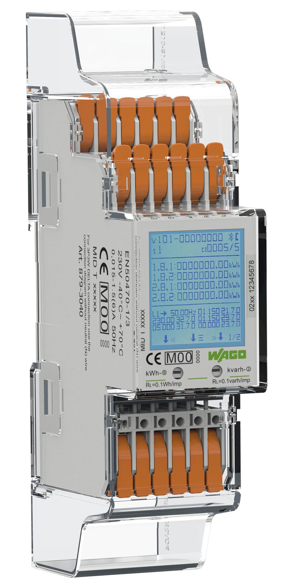 WAGO 879-3040 Contadores De Energía