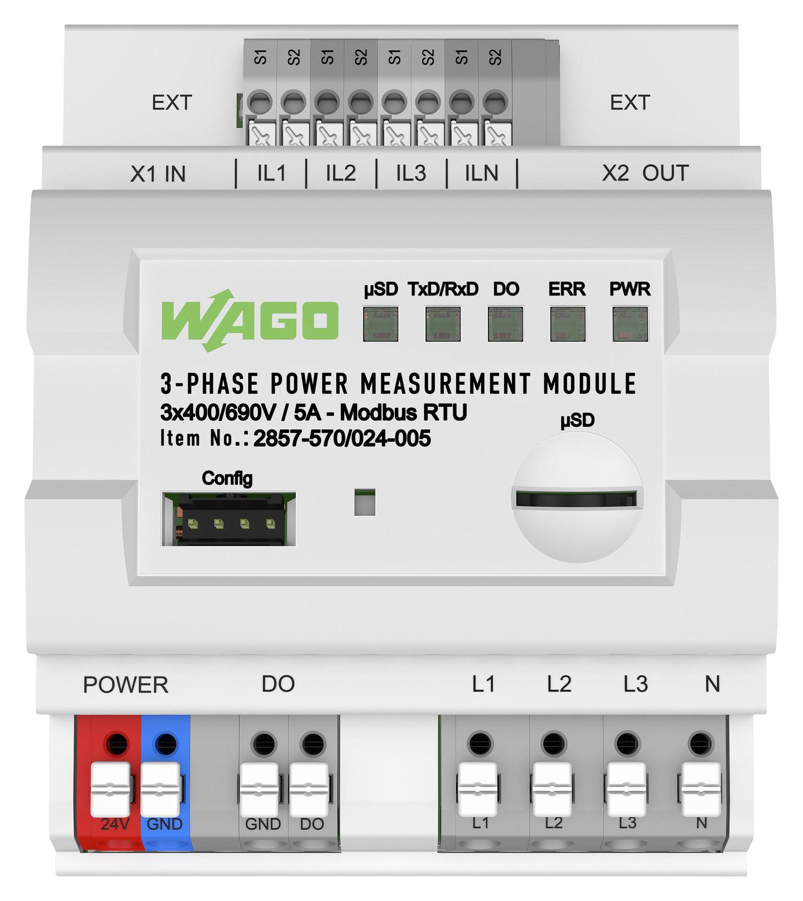 WAGO 2857-570/024-005 Contadores De Energía