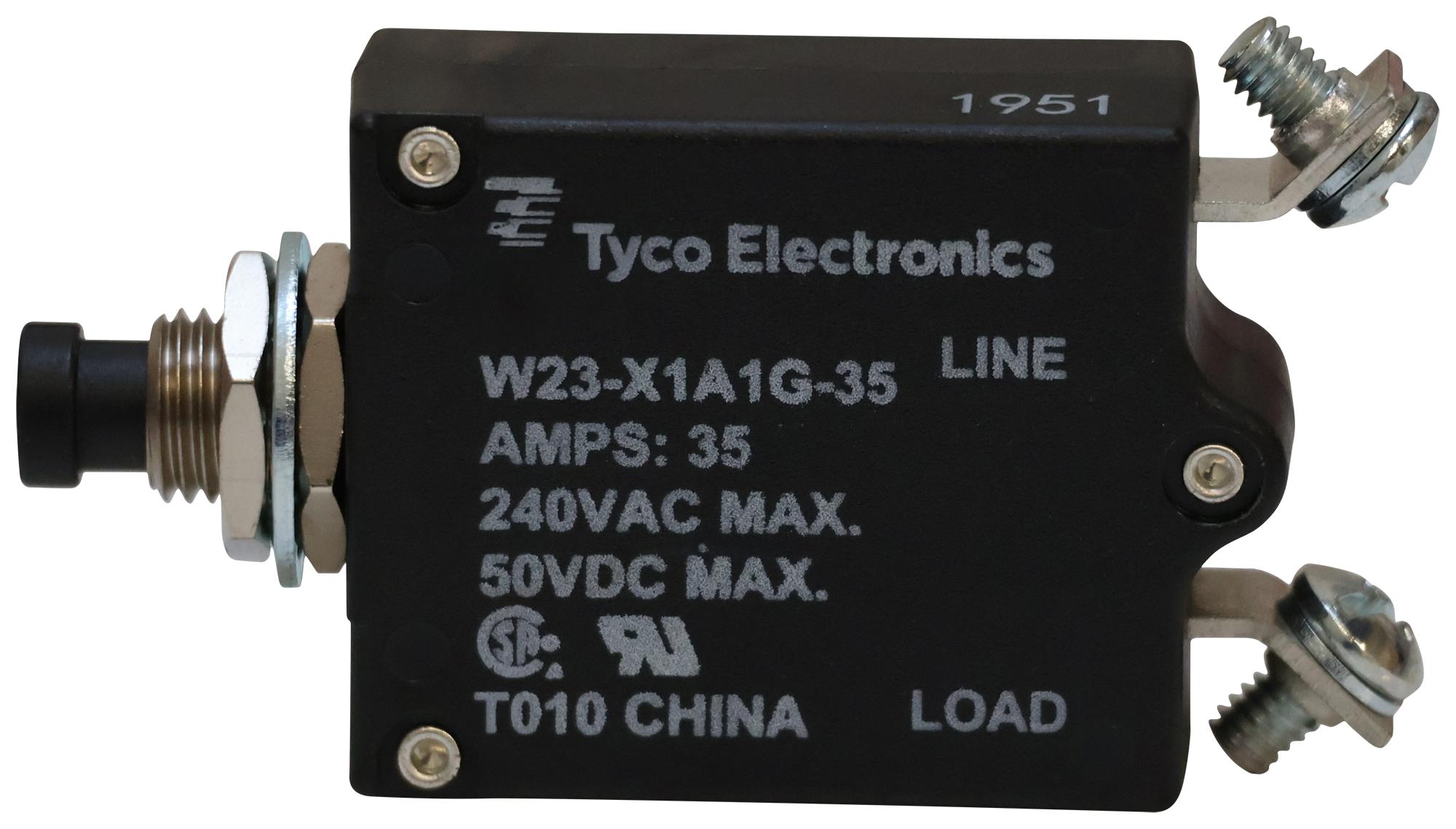 POTTER&BRUMFIELD - TE CONNECTIVITY W23-X1A1G-35 Disyuntores Térmicos