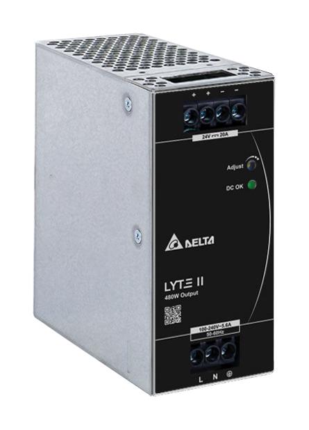 DELTA ELECTRONICS / POWER DRL-24V480W1EN Convertidores De Montaje En Carril DIN (AC / DC)