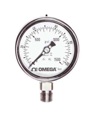 OMEGA PGM-100B-3500PSI/250BAR Indicadores De Presión