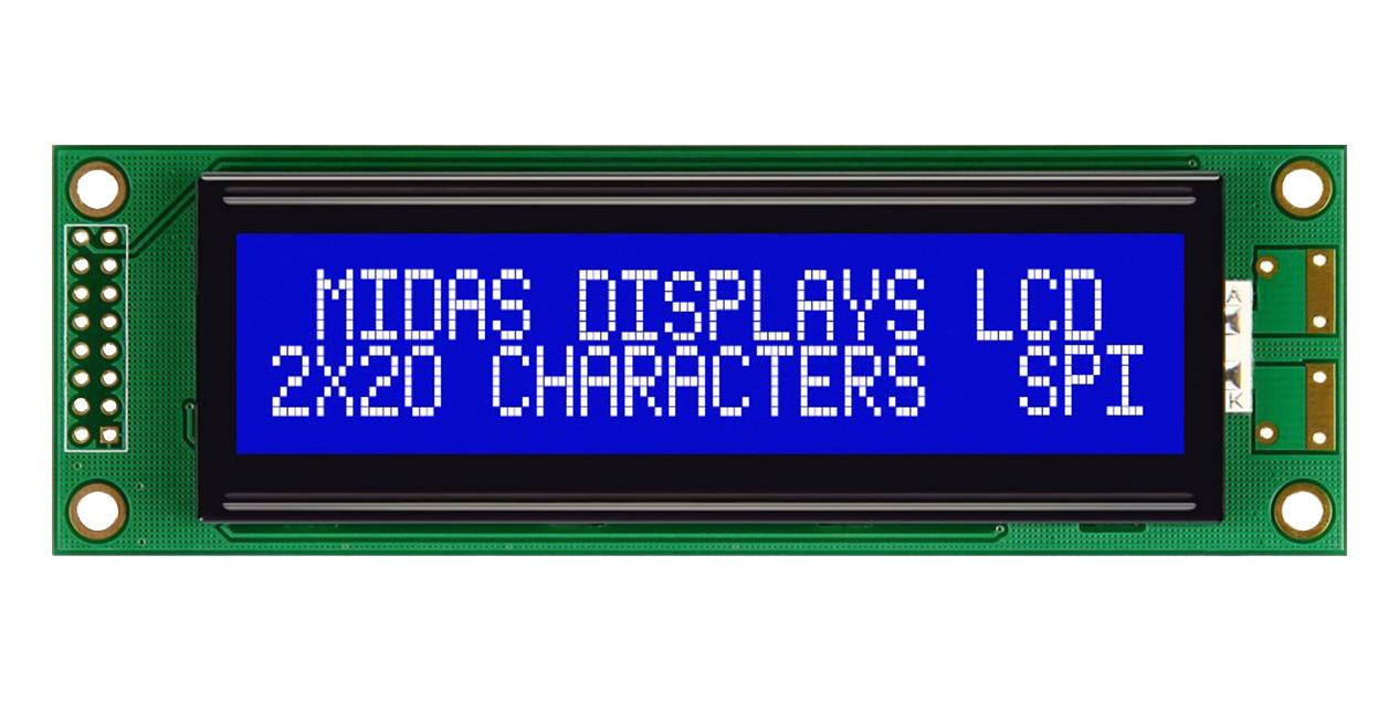 MIDAS DISPLAYS MC22005A6W-BNMLWS-V2 Pantallas LCD Alfanuméricas