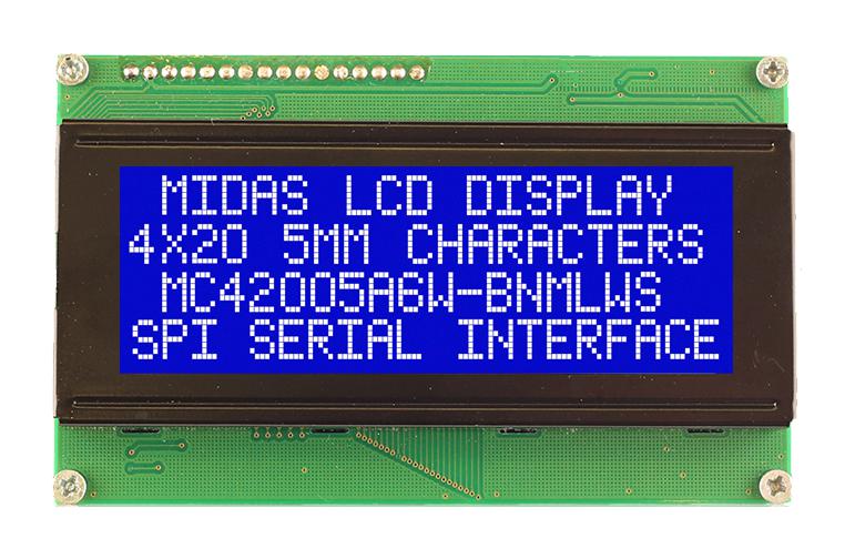 MIDAS DISPLAYS MC42005A6W-BNMLWS-V2 Pantallas LCD Alfanuméricas