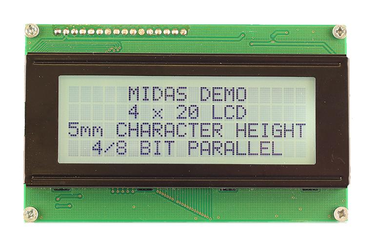 MIDAS DISPLAYS MC42005A6W-FPTLWI-V2 Pantallas LCD Alfanuméricas