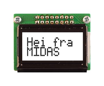 MIDAS DISPLAYS MC20805B6WM-FPTLW-V2 Pantallas LCD Alfanuméricas