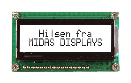 MIDAS DISPLAYS MC21605H6WM-FPTLW-V2 Pantallas LCD Alfanuméricas