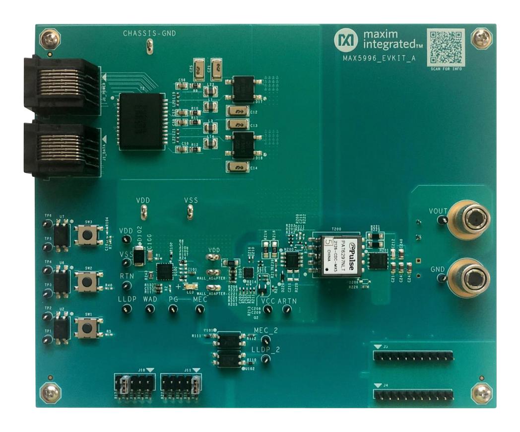 ANALOG DEVICES MAX5996CEVKIT# Kits De Desarrollo Para Gestión De Alimentación - Potencia Sobre Ethernet (POE)