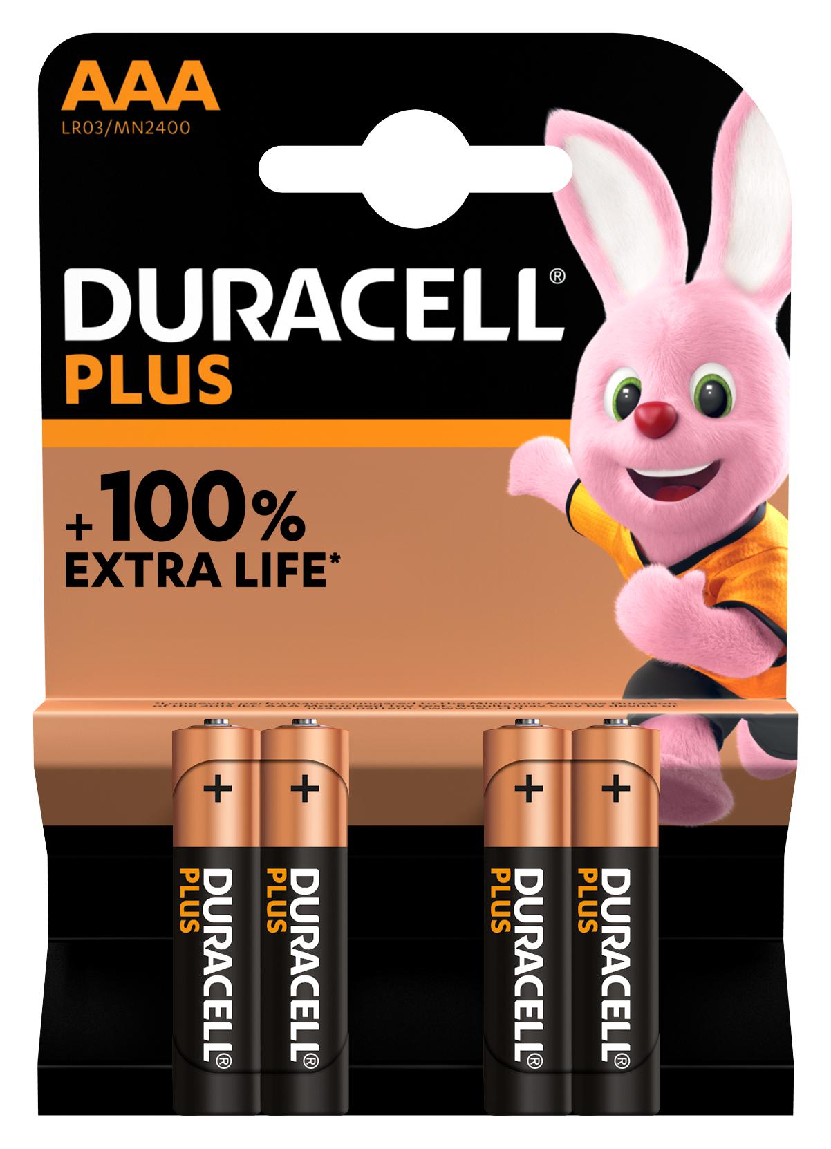 DURACELL MN2400 P4 +/PWR No Recargables