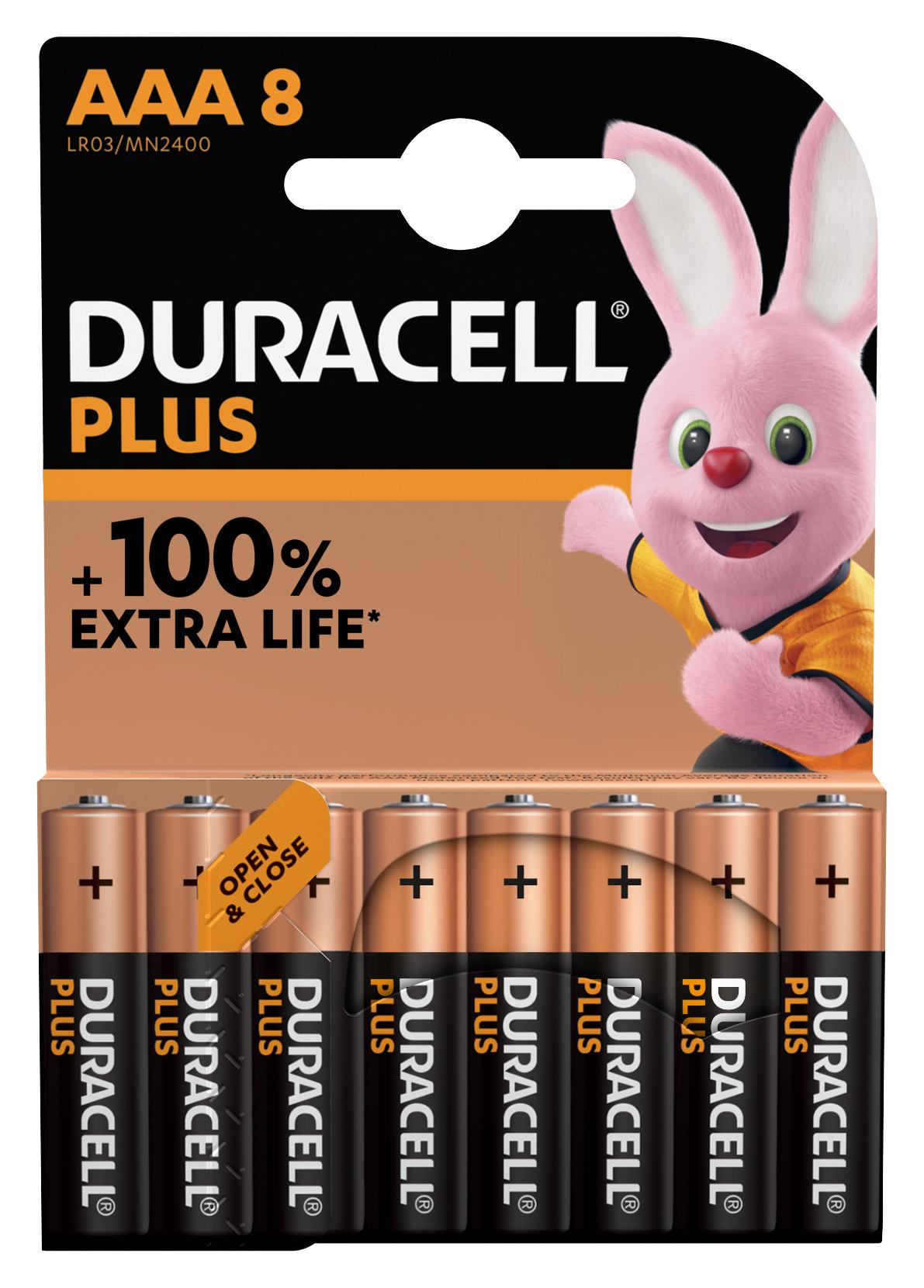 DURACELL MN2400 P8 +/PWR No Recargables