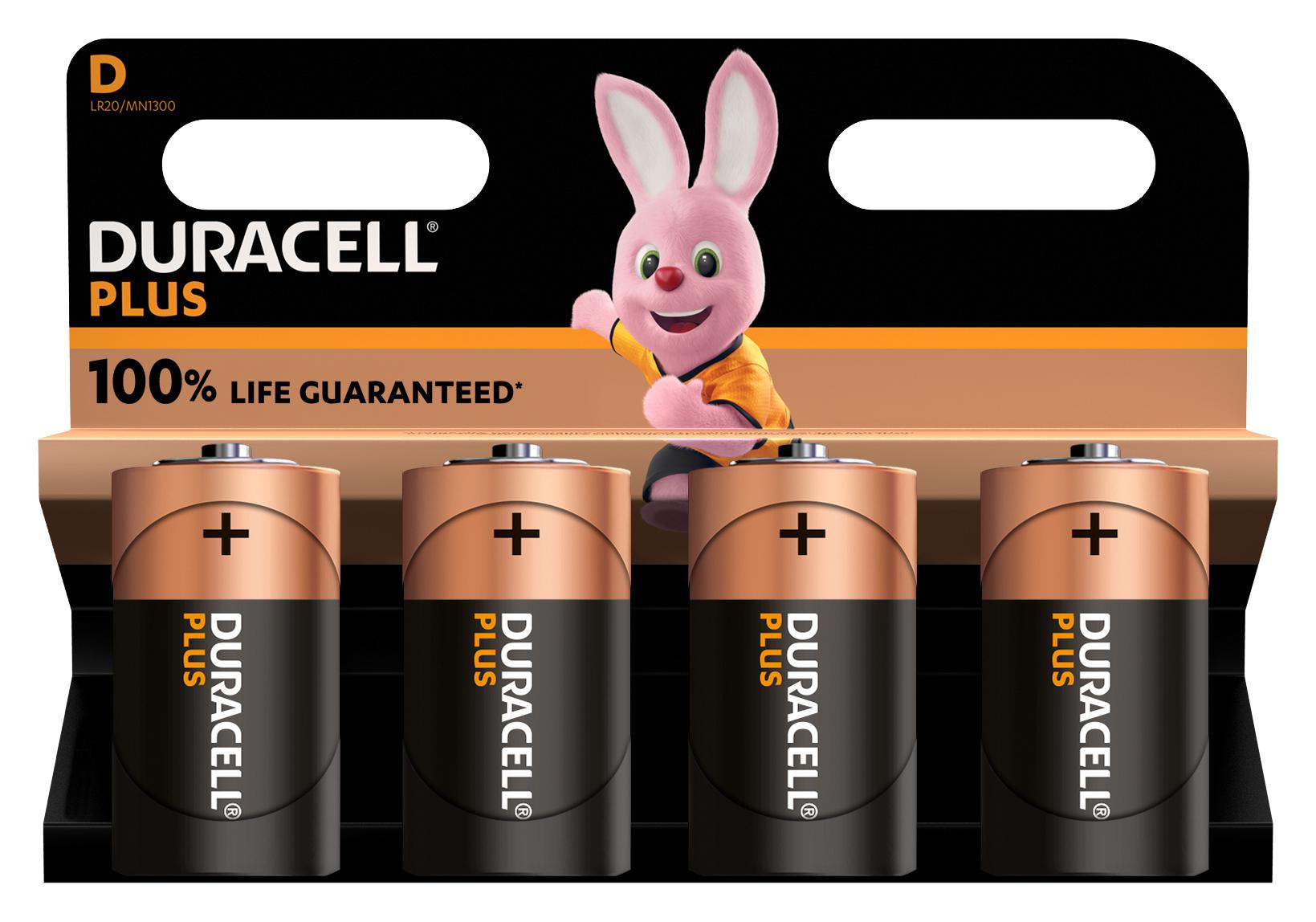 DURACELL MN1300 P4 +/PWR No Recargables