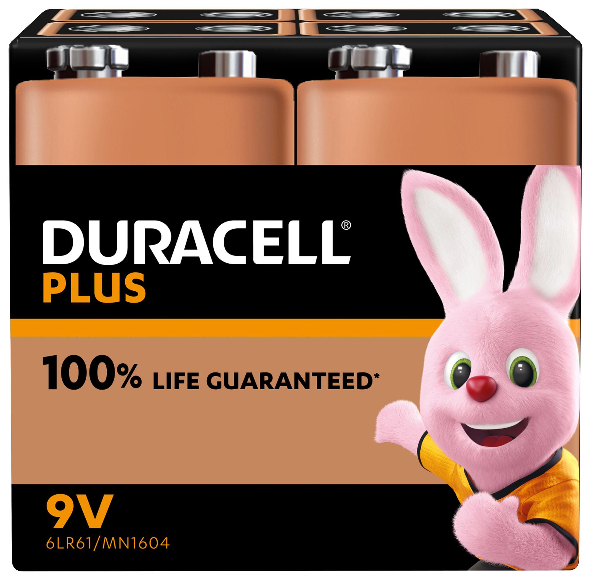 DURACELL MN1604 P4 +/PWR No Recargables