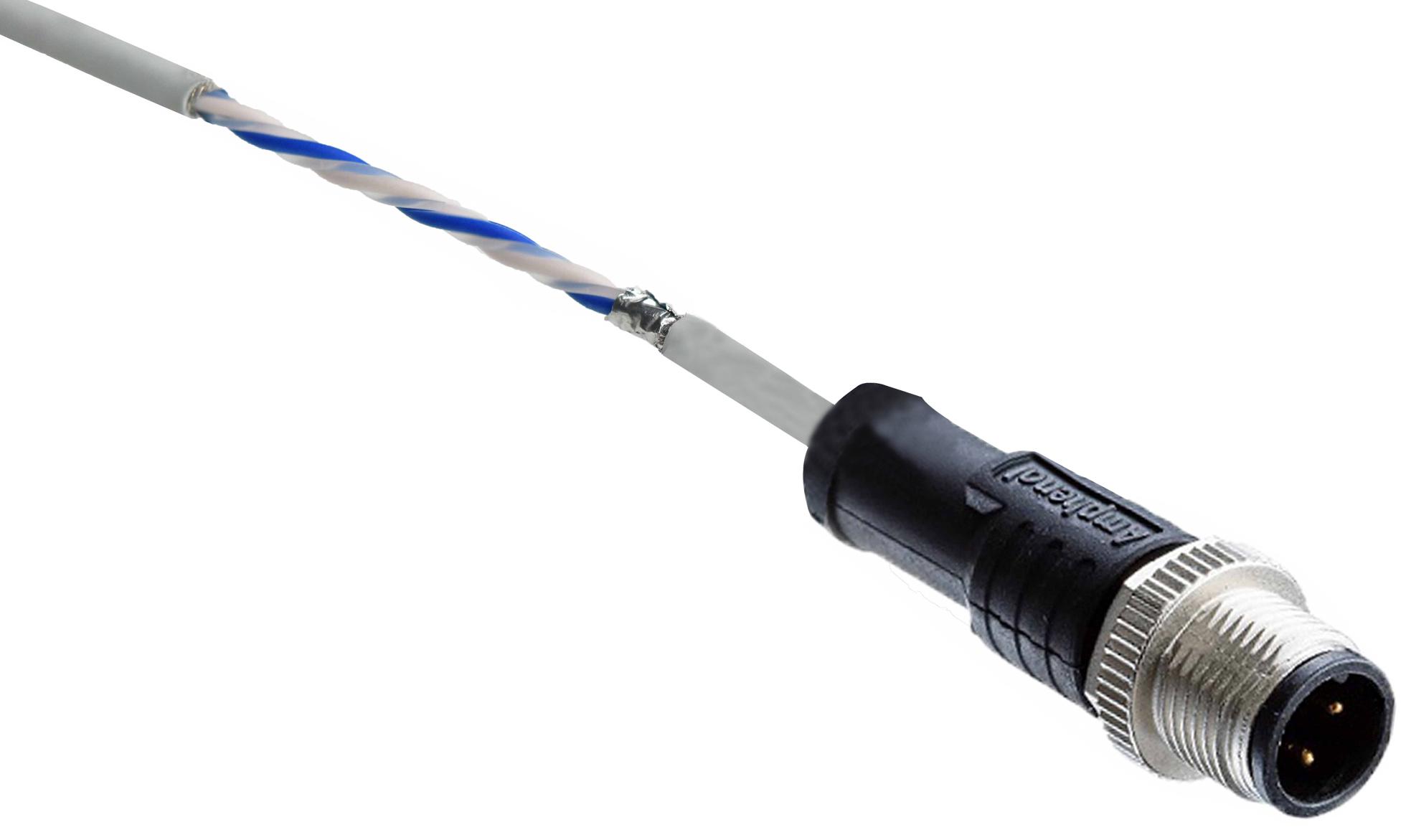 AMPHENOL LTW M12A-02BMMM-SL8C02 Conjuntos De Cables Para Sensores