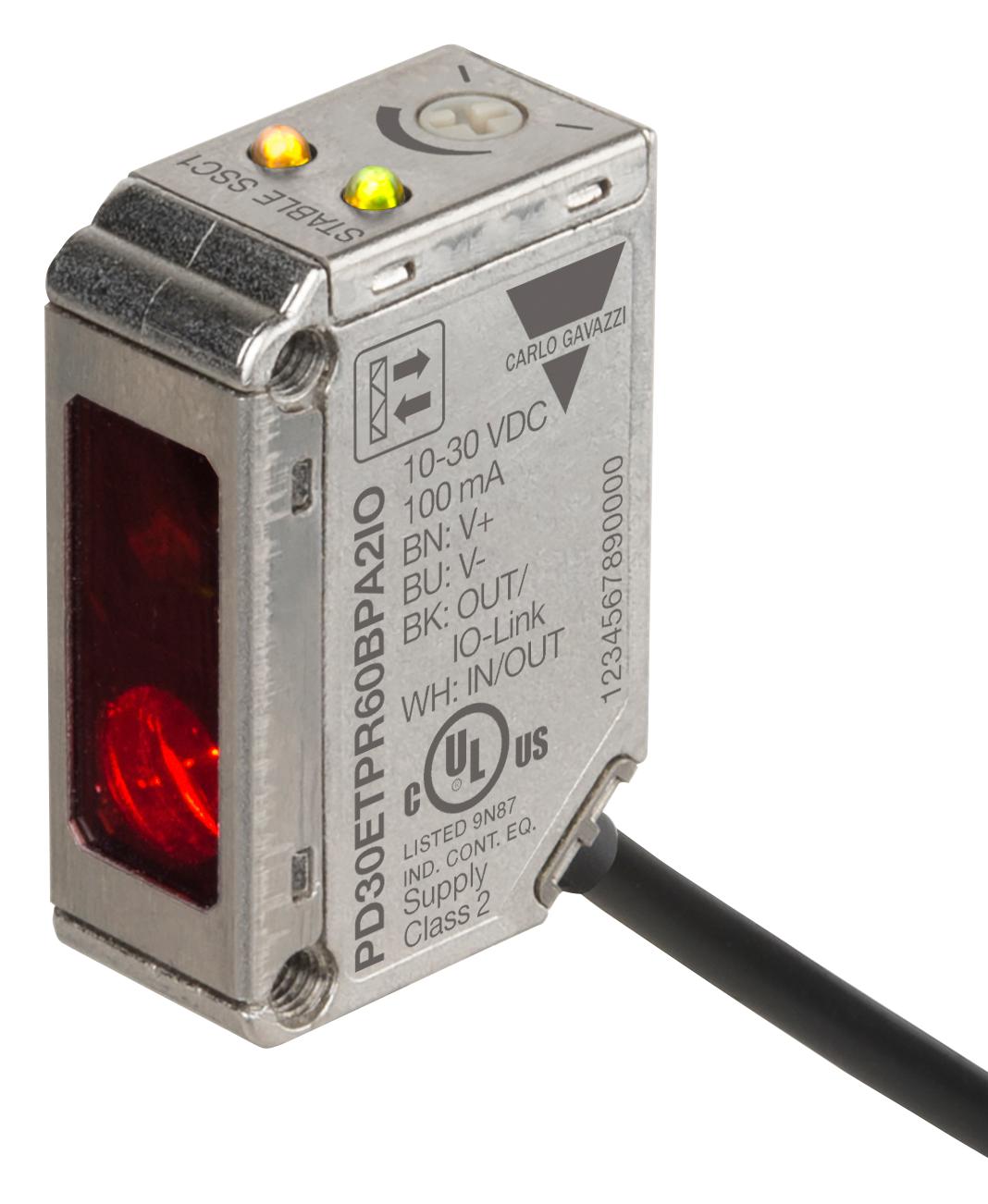 CARLO GAVAZZI PD30ETPR60BPA2IO Sensores Fotoeléctricos