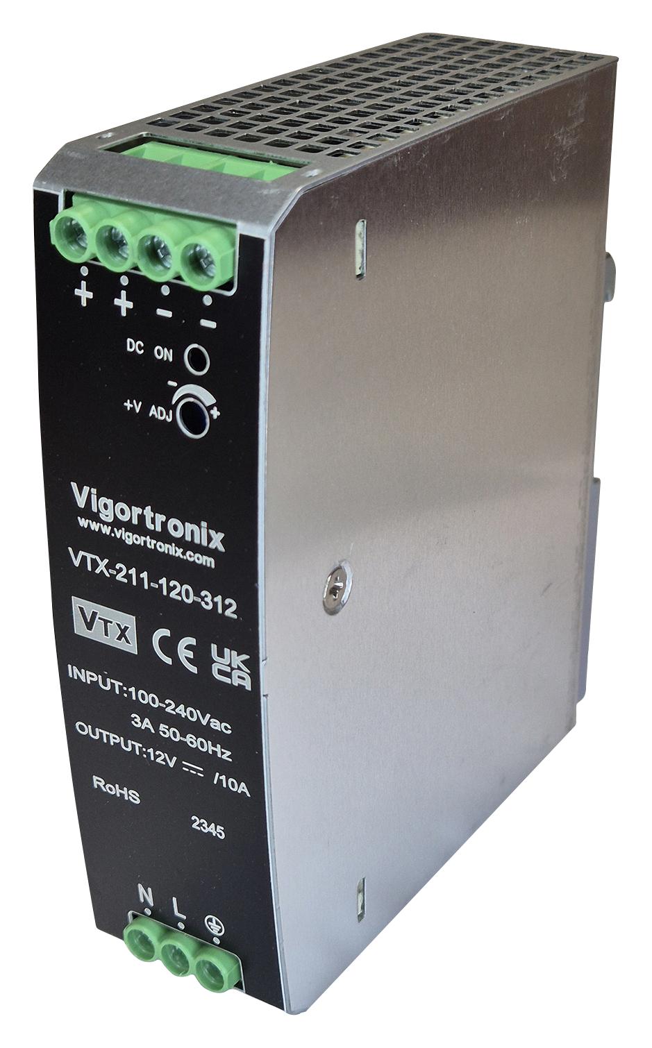 VIGORTRONIX VTX-211-120-312 Convertidores De Montaje En Carril DIN (AC / DC)