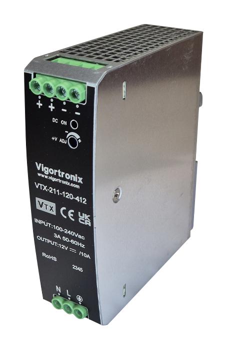 VIGORTRONIX VTX-211-120-424 Convertidores De Montaje En Carril DIN (AC / DC)