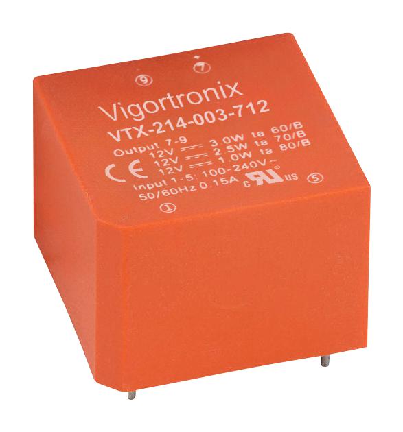 VIGORTRONIX VTX-214-003-709 Convertidores De Montaje En PCB (AC / DC)