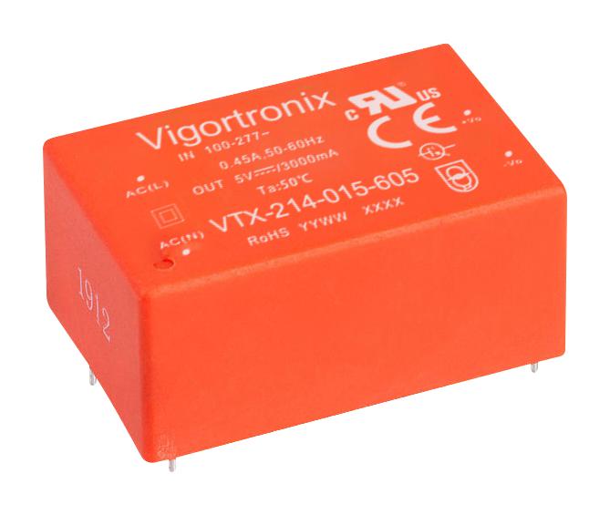 VIGORTRONIX VTX-214-015-615 Convertidores De Montaje En PCB (AC / DC)