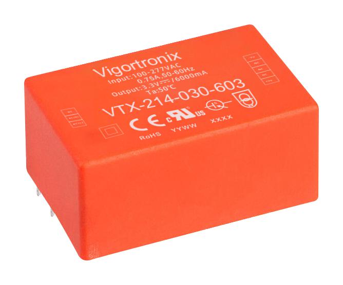 VIGORTRONIX VTX-214-030-648 Convertidores De Montaje En PCB (AC / DC)