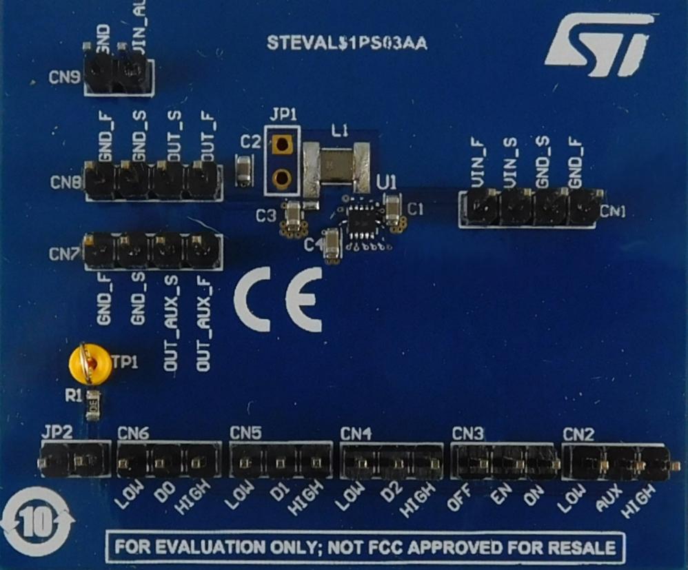 STMICROELECTRONICS STEVAL-1PS03A Kits De Desarrollo Para Gestión De Alimentación - DC / DC