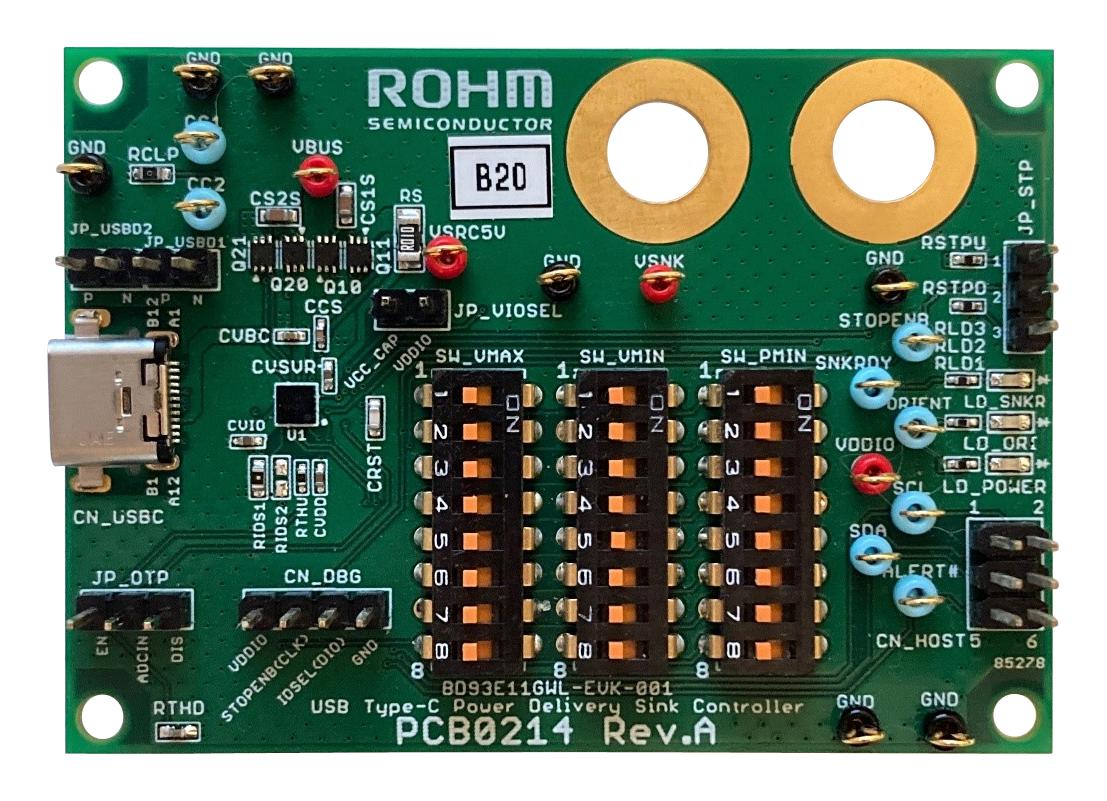 ROHM BD93E11GWL-EVK-001 Kits De Aplicación Específica Y Diseño De Referencia