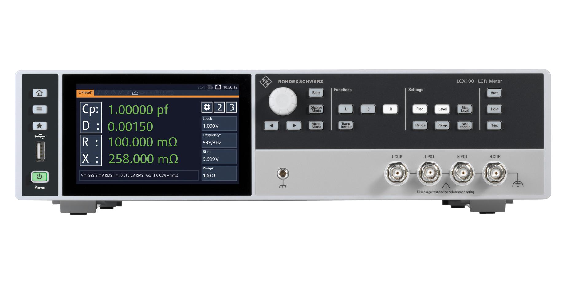 Rohde & Schwarz LCR Meter, 100 MΩ
