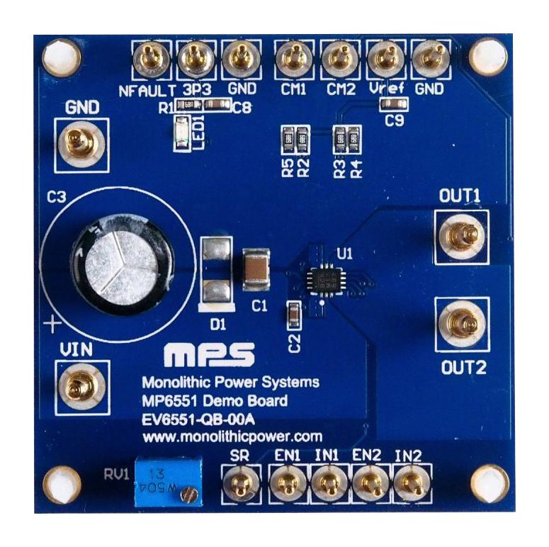 MONOLITHIC POWER SYSTEMS (MPS) EV6551-QB-00A Kits De Desarrollo Para Gestión De Alimentación - Kits De Desarrollo Para Control De Motor