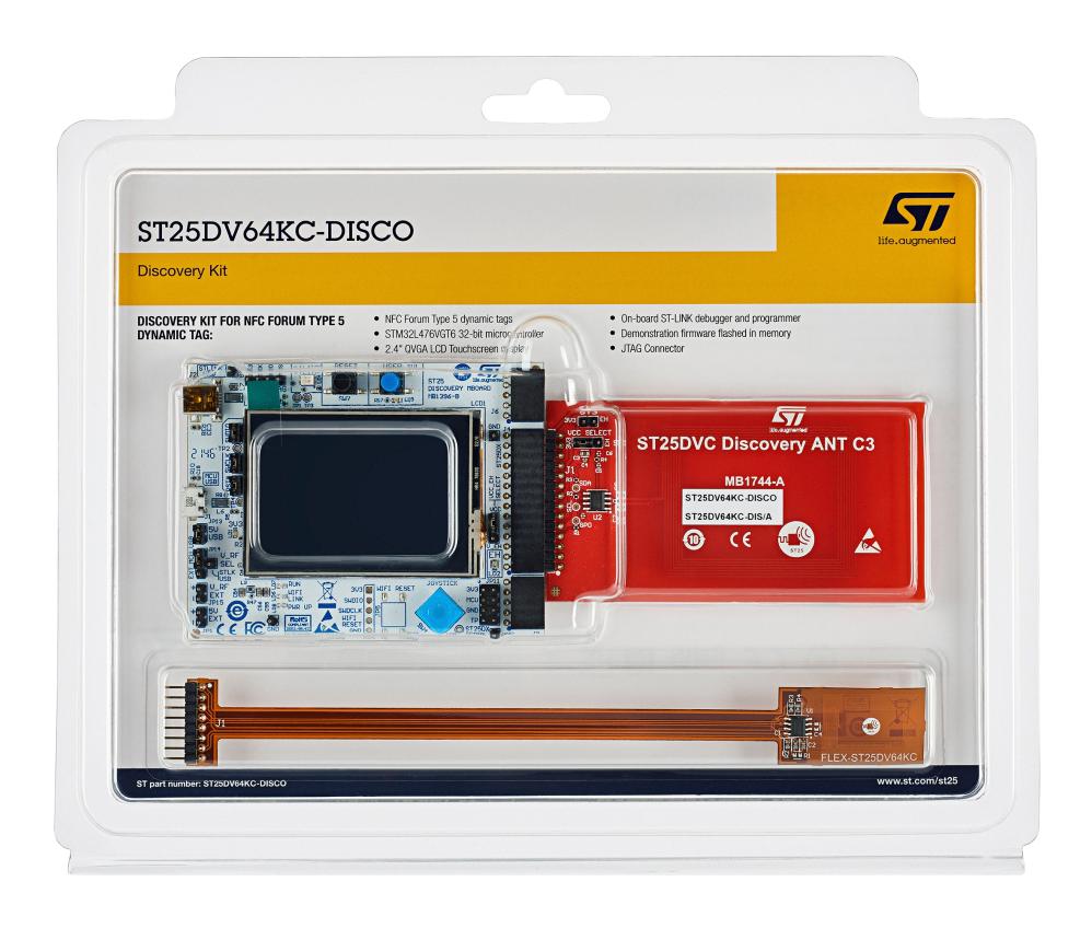 STMICROELECTRONICS ST25DV64KC-DISCO Herramientas De Desarrollo RF