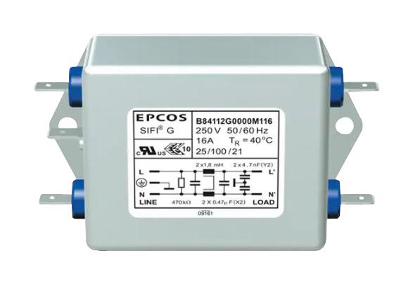 EPCOS B84112G0000M136 Filtros Para Línea De Alimentación