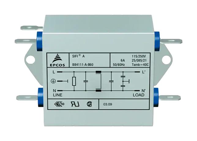 EPCOS B84111A0000A110 Filtros Para Línea De Alimentación