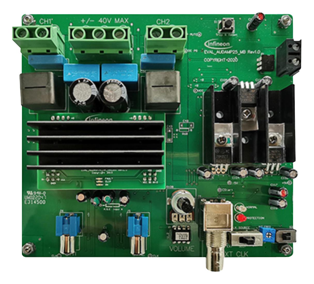 INFINEON EVALAUDAMP25TOBO1 Kits De Desarrollo Para Audio / Vídeo