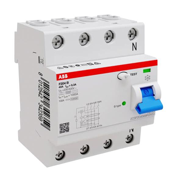 ABB 2CSF204568R3400 Disyuntores RCBO, RCD, GFCI, AFDD