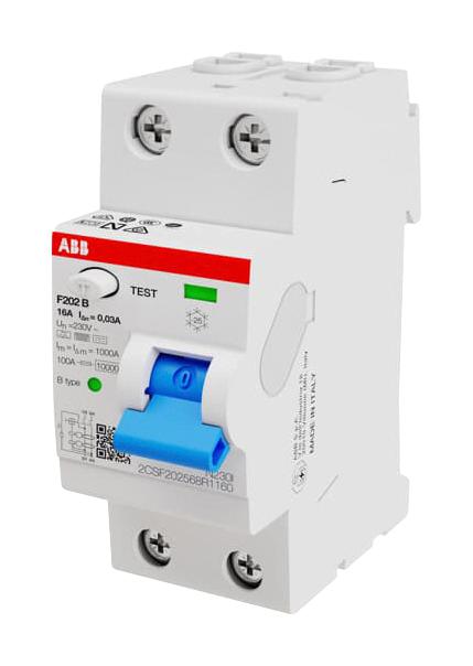 ABB 2CSF202568R1160 Disyuntores RCBO, RCD, GFCI, AFDD