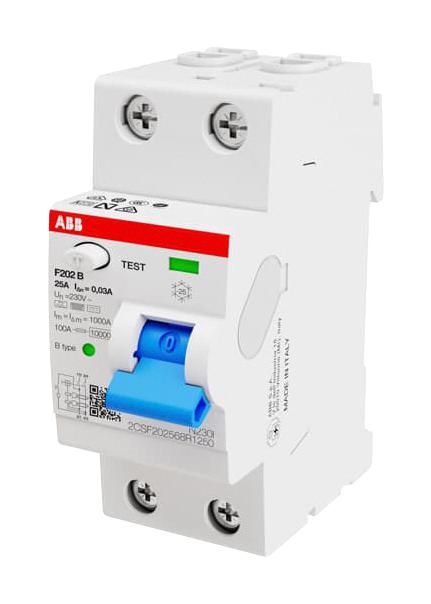 ABB 2CSF202568R1250 Disyuntores RCBO, RCD, GFCI, AFDD