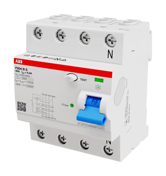 ABB 2CSF204868R3400 Disyuntores RCBO, RCD, GFCI, AFDD