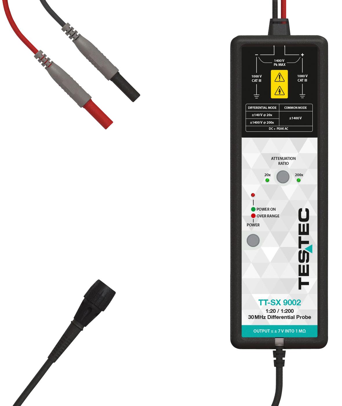 TESTEC 15602 Sondas De Prueba Para Osciloscopios (Tensión / Frecuencia)