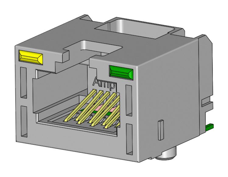 AMPHENOL COMMUNICATIONS SOLUTIONS RJE3A1880412 Conectores Modulares Y Ethernet