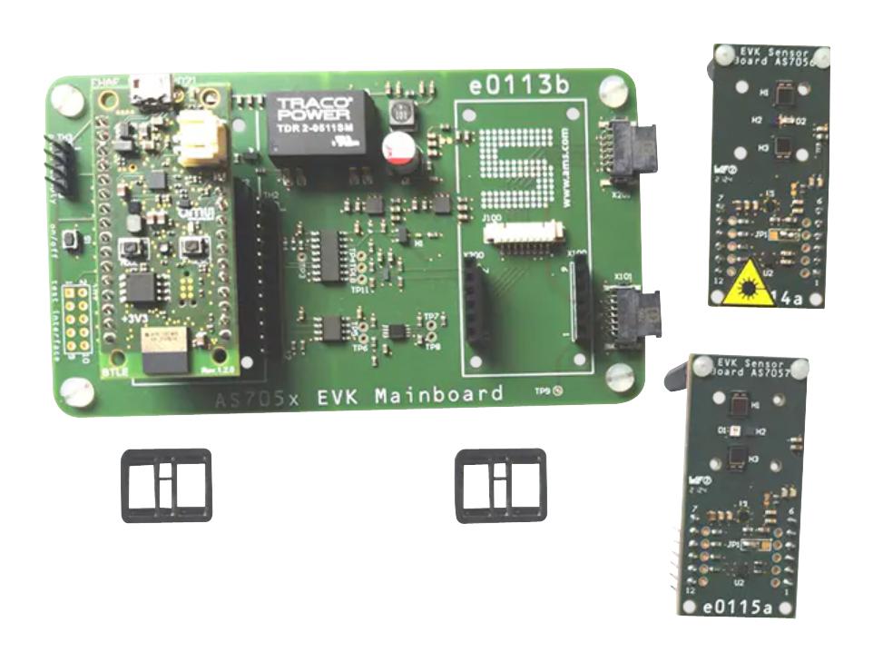 AMS OSRAM GROUP AS705X_EVALKIT_BT Kits De Evaluación Y Desarrollo De Sensores