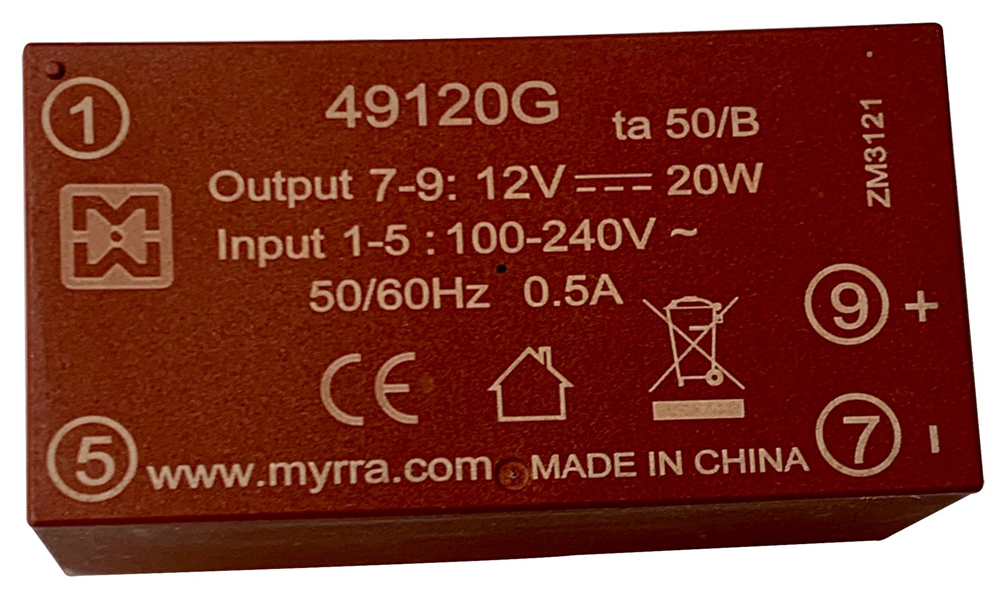 MYRRA 49120G Convertidores De Montaje En PCB (AC / DC)