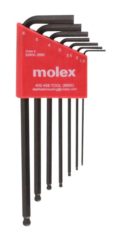 MOLEX 63800-2880 Juegos De Llaves Hexagonales (Allen)