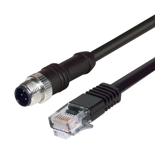 L-COM M12RJ454D-5 Conjuntos De Cables Para Sensores