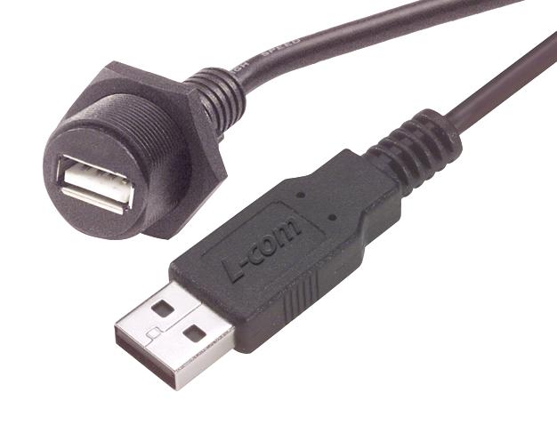 L-COM WPUSBAX-1M Cables Lightning / USB